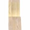 Ekena Millwork Portland Rough Sawn Timber Gable Bracket, Douglas Fir, 48"W x 10"H x 4"D x 4"F, 5/12 Pitch GBW048X10X0404POR00RDF - alternate 3